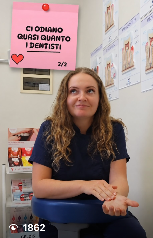 Reel Instagram: Ci odiano quasi quanto i dentisti